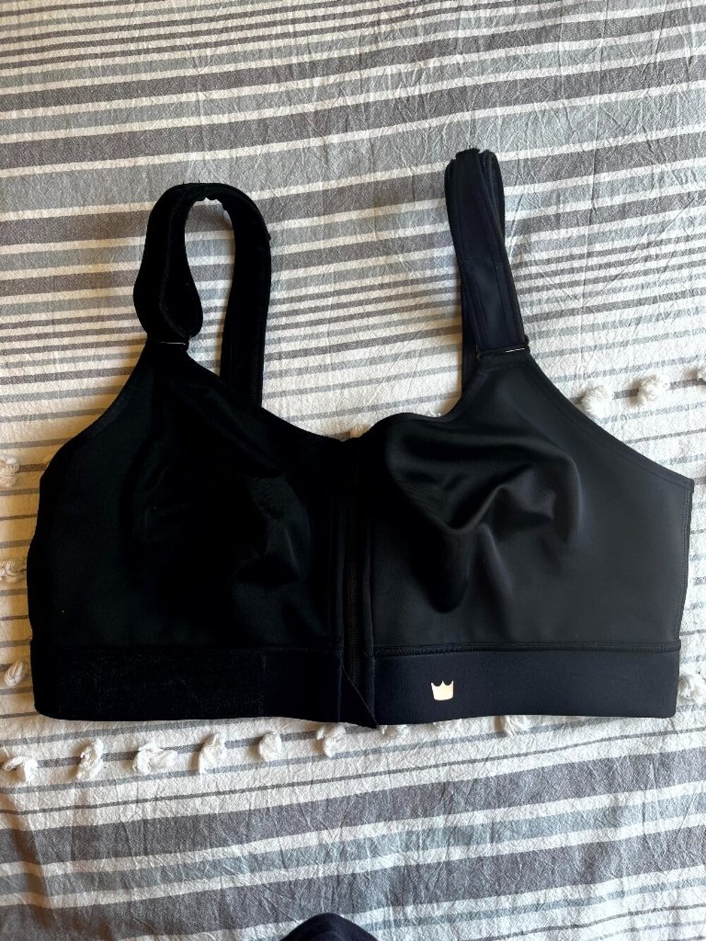 SHEFIT Flex Black Sports Bra in 3Luxe